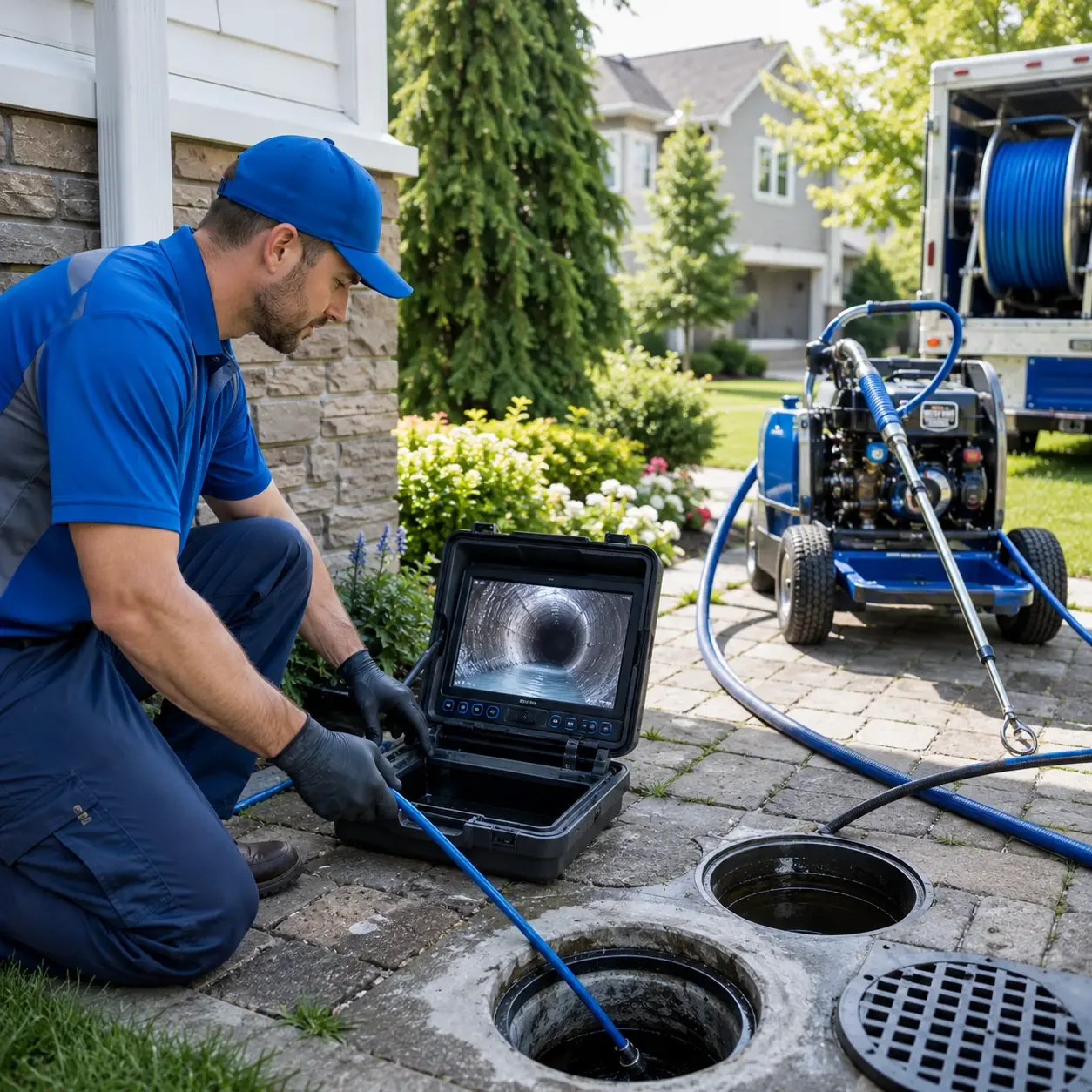Outdoor drain cleaning professionals serving Eunice, LA